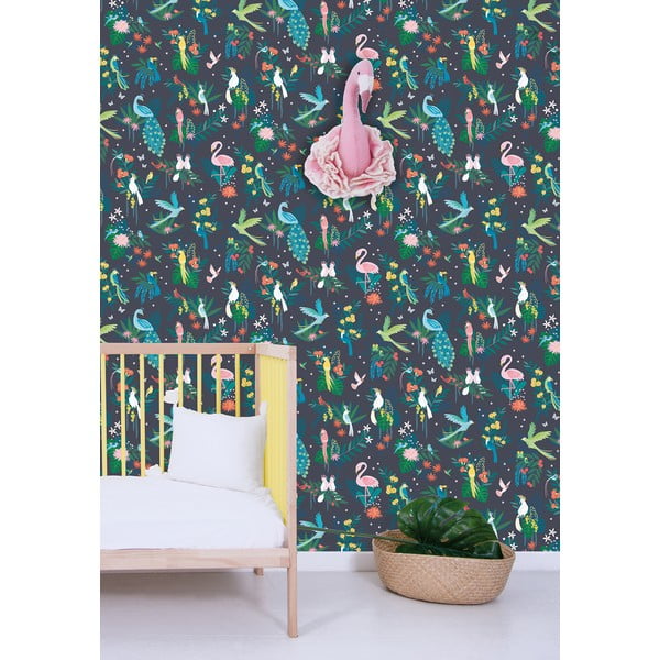 Tapet pentru copii 10 m x 50 cm Birds Carnival – Lilipinso-image-2