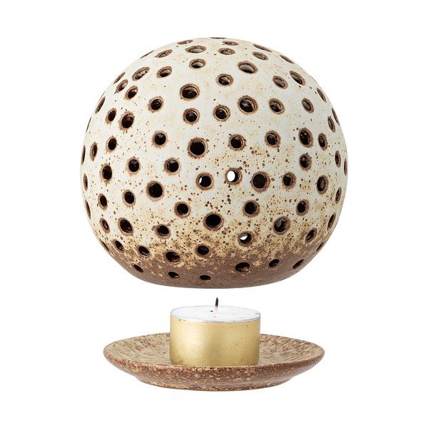 Suport lumânări din gresie de Crăciun Bloomingville Hakim-image-2