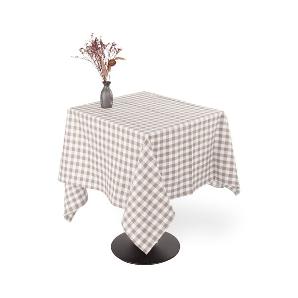 Față de masă din bumbac 150x150 cm Gingham – Tiseco Home Studio-image-3