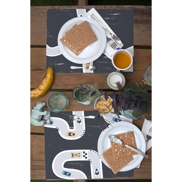 Set 2 suporturi pentru farfurie Madre Selva Road-image-1