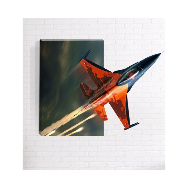 Tablou de perete 3D Mosticx Rocket, 40 x 60 cm