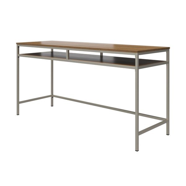 Birou cu blat cu aspect de lemn de nuc 51x153 cm Bradford – Støraa-image-3