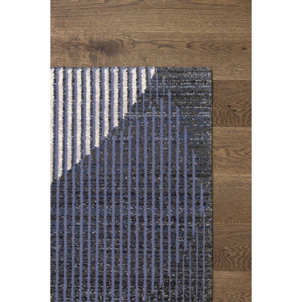 Covor albastru închis din lână 100x180 cm Shades – Agnella-image-3