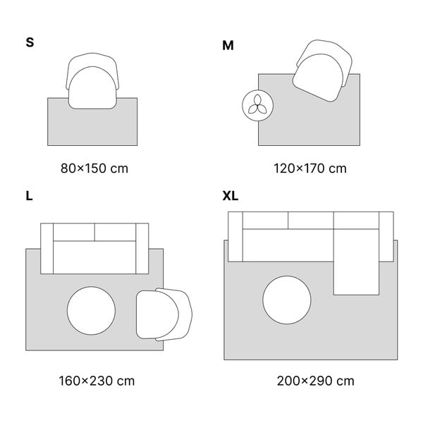 Covor gri 80x160 cm Lori – FD-image-4