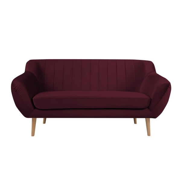 Canapea cu 2 locuri Mazzini Sofas BENITO, roșu