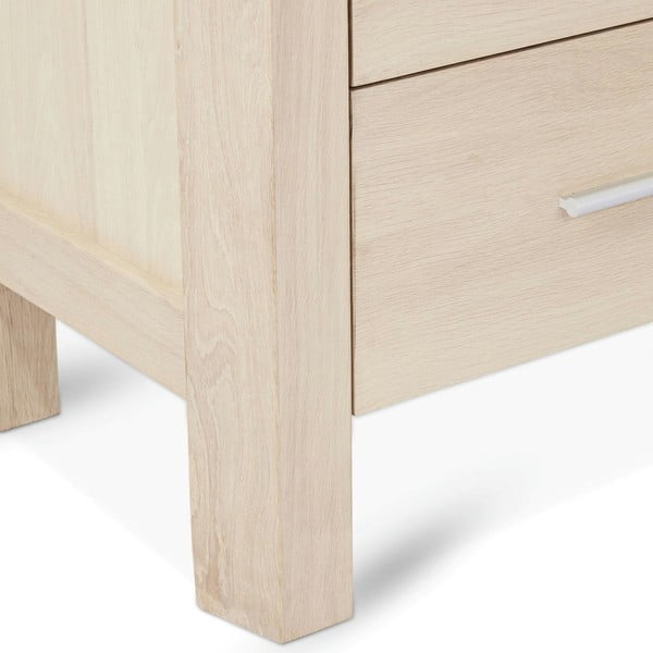 Vitrină în culoare naturală cu aspect de lemn de stejar 100x190 cm Paris – Furnhouse-image-3