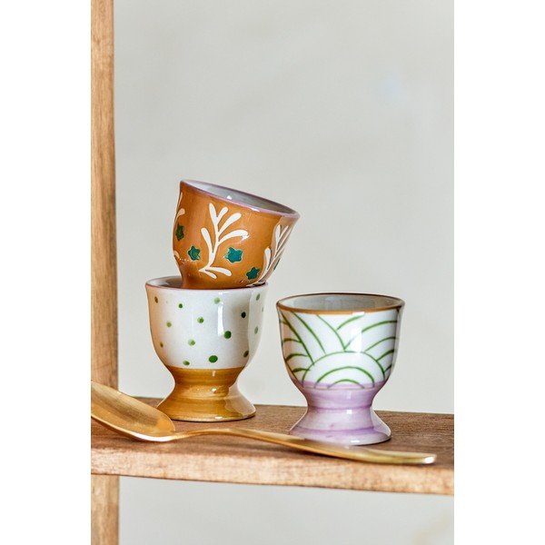 Suporturi de ouă 3 buc. din gresie Vincent – Bloomingville-image-3