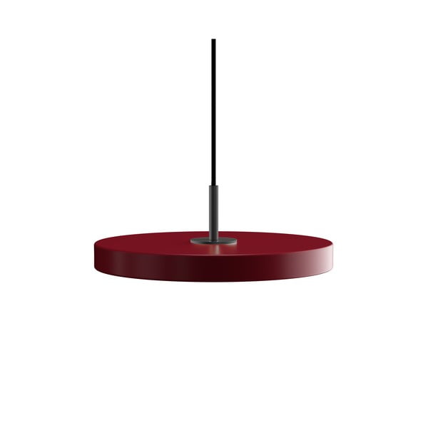 Lustră roșie LED cu abajur din metal ø 31 cm Asteria Mini – UMAGE