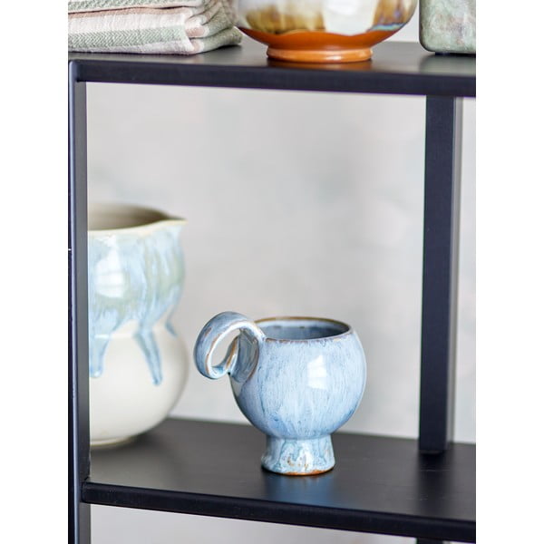 Cești albastru-deschis 4 buc. pentru cappuccino din gresie 250 ml Avonlea – Bloomingville-image-1