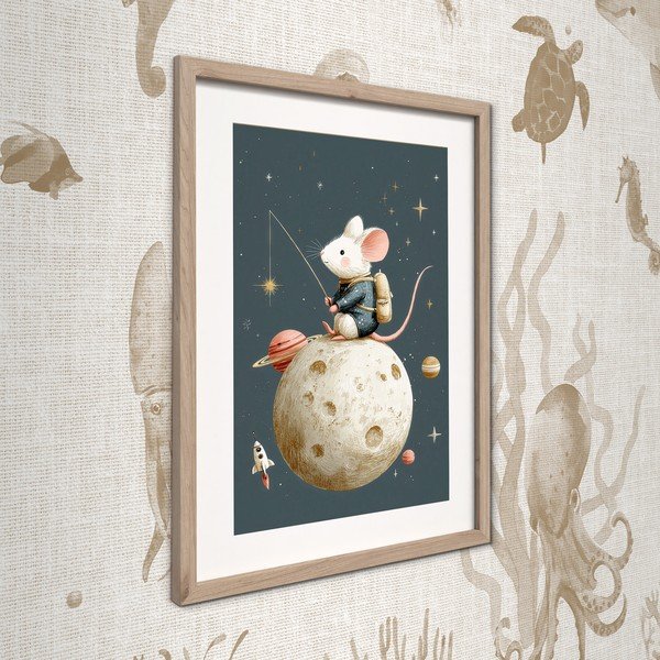 Tablou pentru copii 30x40 cm Astro Mouse – Styler-image-2