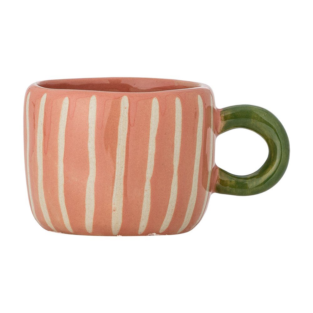 Cană pentru copii roz din ceramică 110 ml Nini – Bloomingville