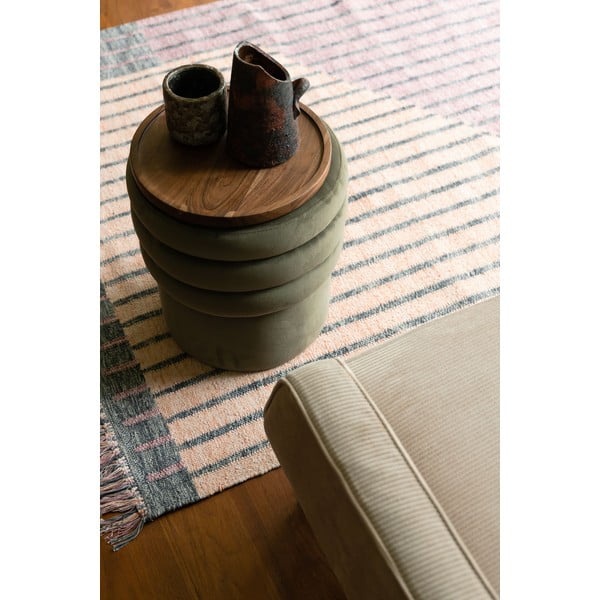 Covor roz/piersică din bumbac 160x230 cm Hampton – Dutchbone-image-2