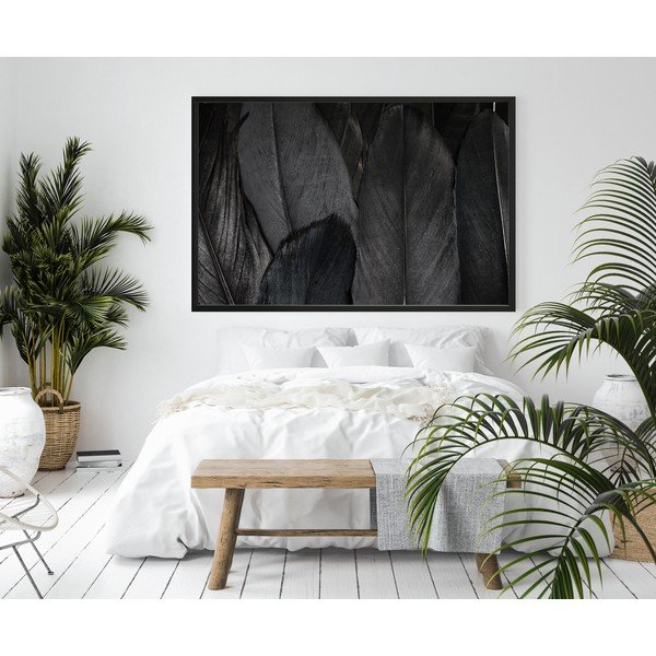 Poster DecoKing Feathers Black, 50 x 40 cm-image-2