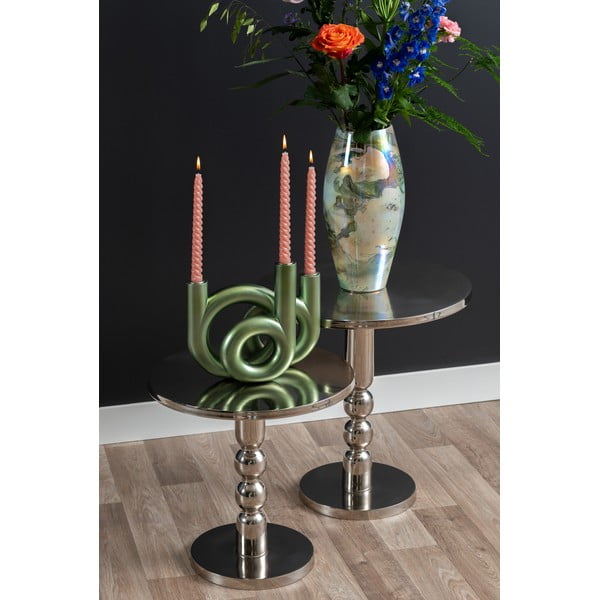 Măsuță auxiliară rotundă din metal ø 39,5 cm Sheen – Leitmotiv-image-1