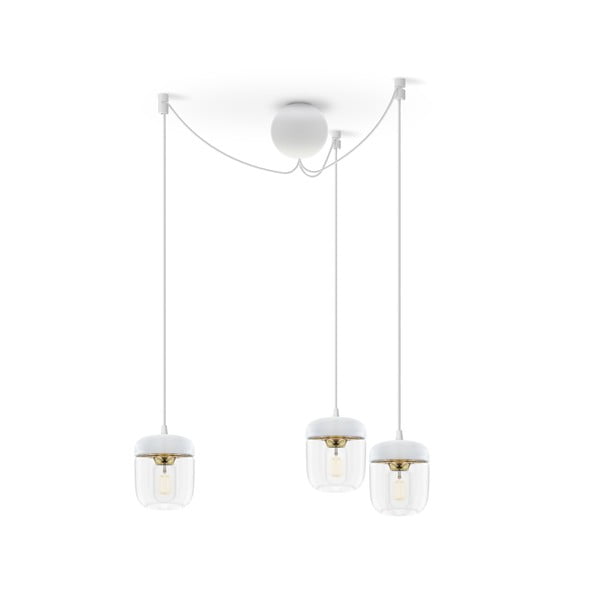 Cablu suspensie triplă pentru corpuri de iluminat UMAGE, alb-image-1
