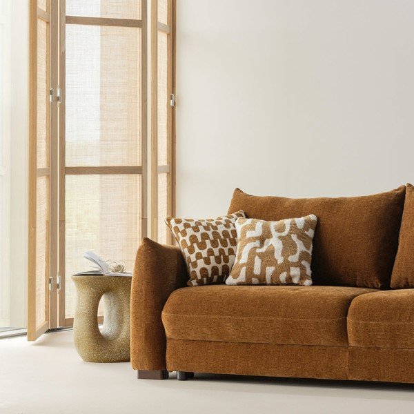Perne decorative 3 buc. din janilie 45x45 cm Fayden – WOOOD-image-1