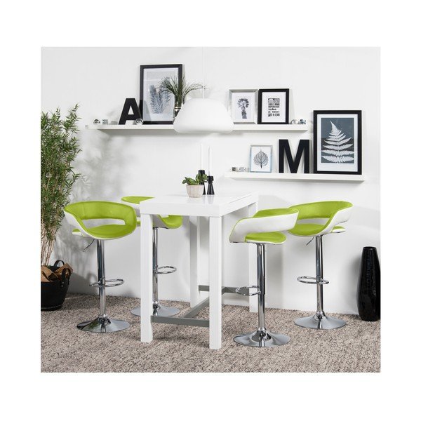 Set 2 scaune de bar Actona Grace, verde-image-1