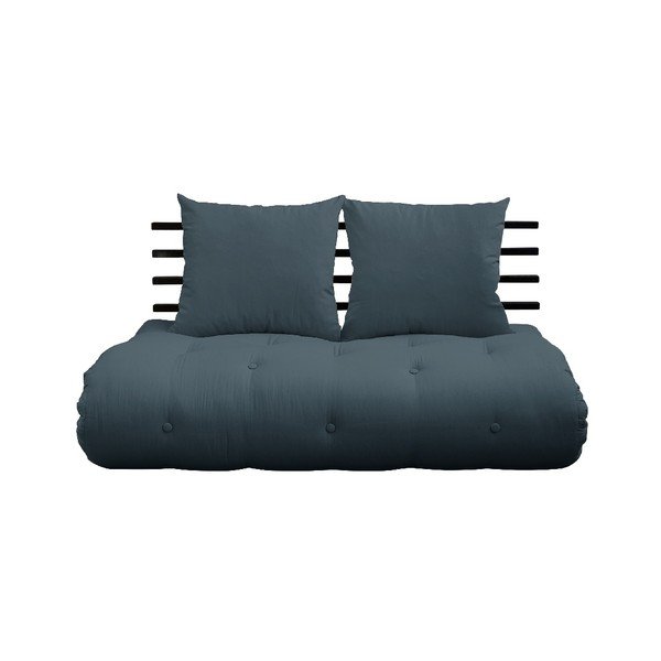 Canapea variabilă Karup Design Shin Sano Black/Petrol Blue, albastru