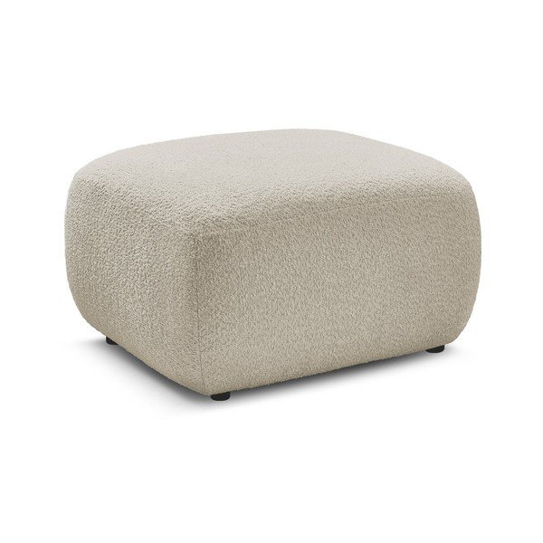 Taburet bej cu tapițerie din țesătură bouclé Montaigne – Bobochic Paris-image-2