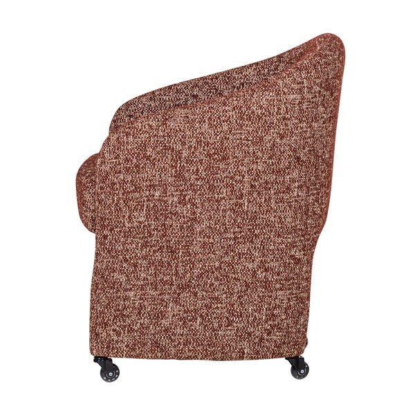 Scaun de birou teracotă tapițat Cordo – WOOOD-image-3