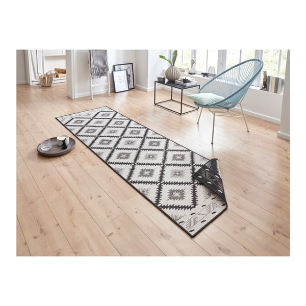 Covor adecvat pentru exterior NORTHRUGS Twin Supreme Duro, 80 x 350 cm, negru-crem-image-3