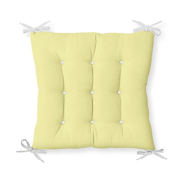 Pernă pentru scaun cu amestec de bumbac  Minimalist Cushion Covers Lime, 40 x 40 cm