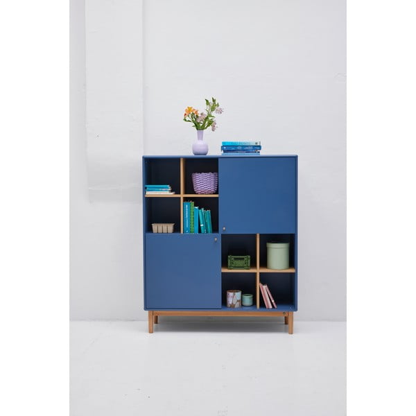 Bibliotecă albastru-închis 118x138 cm Color Living – Tom Tailor-image-1