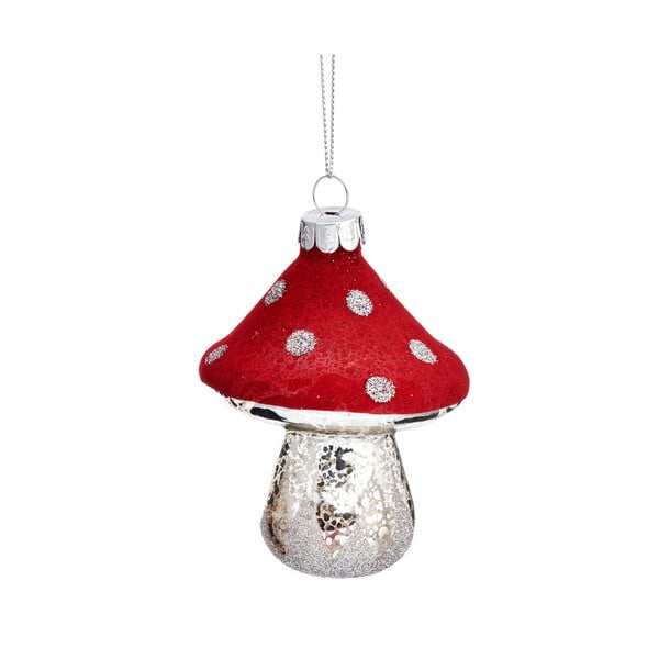 Ornament de Crăciun din sticlă Toadstool – Sass & Belle
