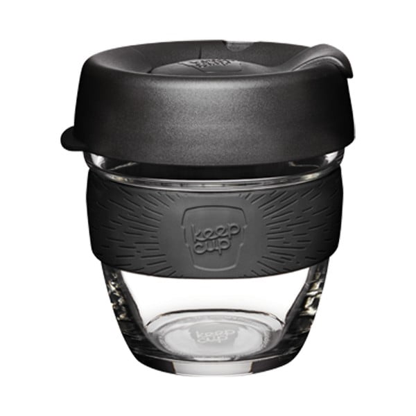 Cană de voiaj neagră 227 ml Brew Black S – KeepCup