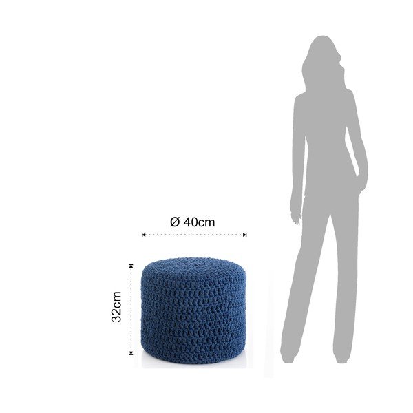 Taburet Tomasucci Choose, ø 40 cm, albastru-image-2