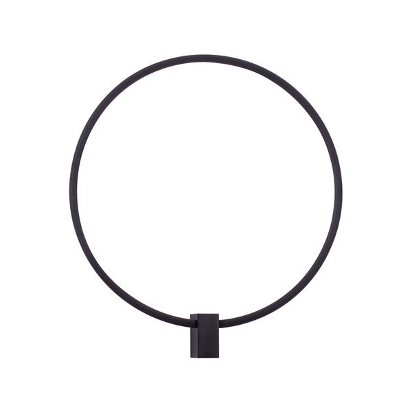 Aplică de perete negru-mat LED cu intensitate reglabilă din aluminiu Cercio – Nova Luce-image-4
