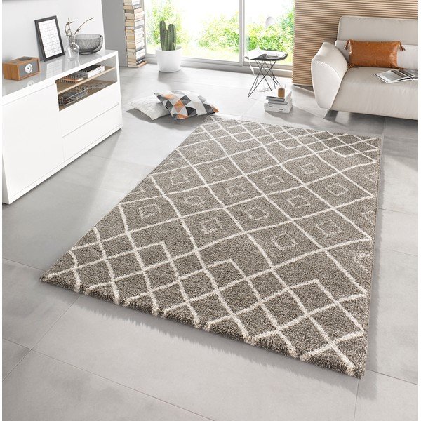 Covor Mint Rugs Draw, 160 x 230 cm, maro-image-1