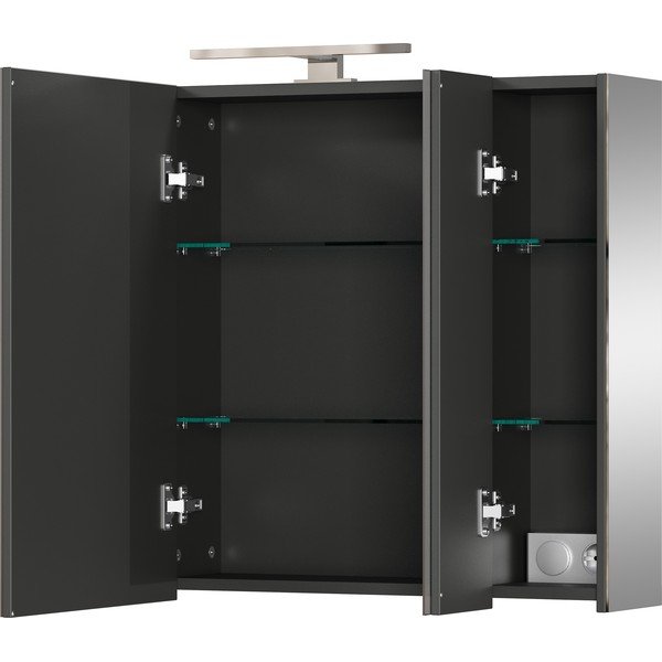 Dulap de baie gri 80x71 cm – Germania-image-3