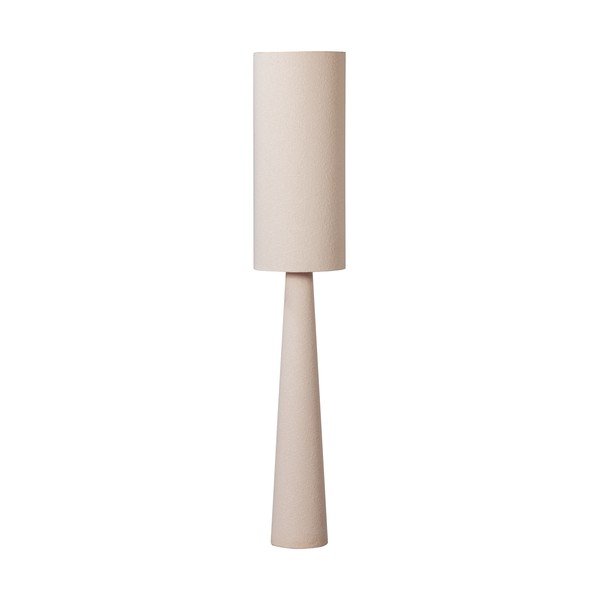 Lampadar bej cu abajur textil (înălțime 187 cm) Loft – WOOOD