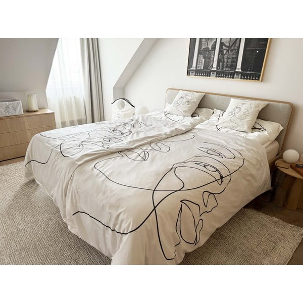 Lenjerie de pat din bumbac satinat Butter Kings Infinity, 200 x 200 cm-image-1