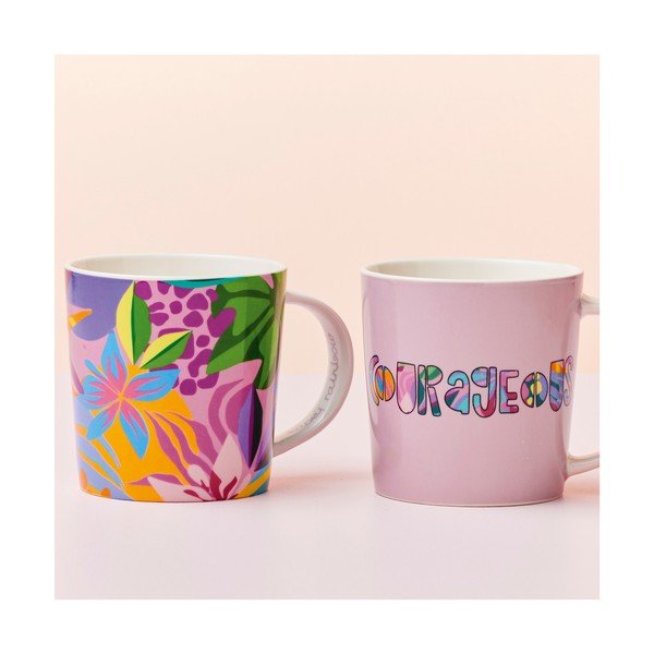 Căni din porțelan 2 buc. 380 ml Be Fierce – Maxwell & Williams-image-1