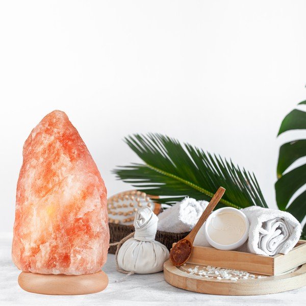 Lampă de sare portocalie, înălțime 30 cm Sally - LAMKUR-image-1