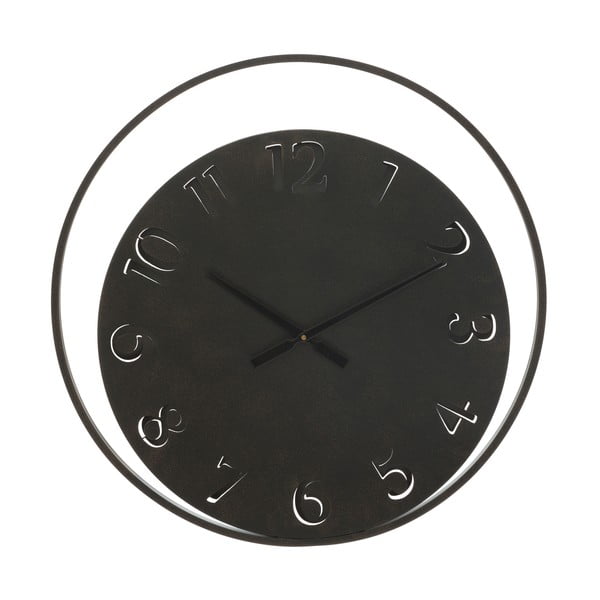 Ceas de perete Mauro Ferretti Circle, ⌀ 60 cm, negru