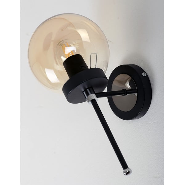 Aplică de perete galben ocru/neagră ø 15 cm Tokyo – Squid Lighting-image-1