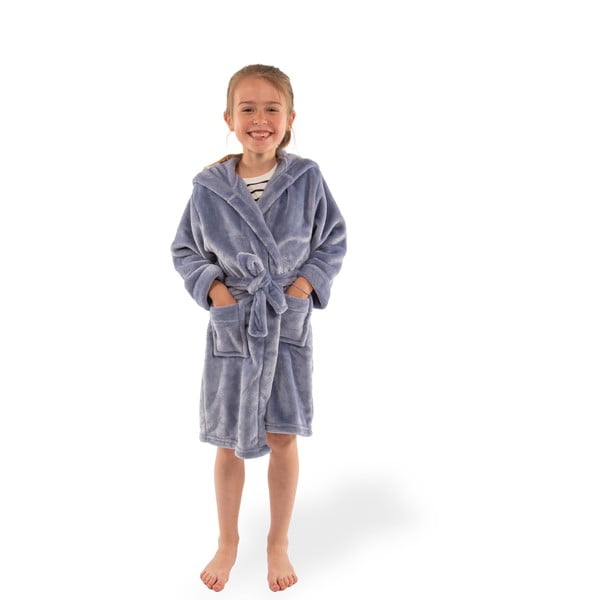 Halat pentru copii albastru din micropluș/cocolino Delux – Tiseco Home Studio-image-1