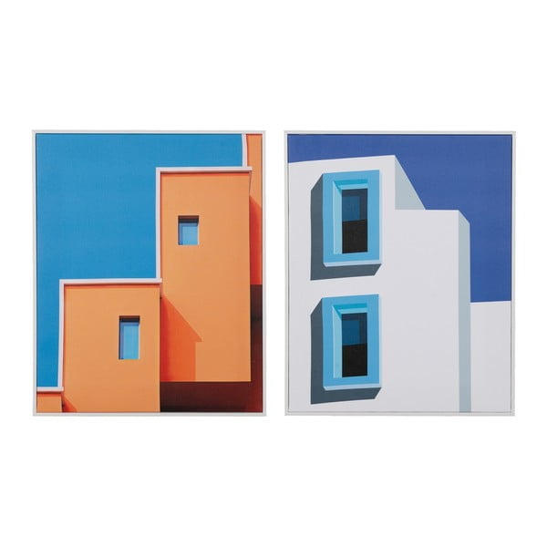Tablouri 2 buc. 40x50 cm Facade – Ixia