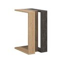 Măsuță auxiliară cu aspect de lemn de stejar 40x30 cm Macha – Marckeric