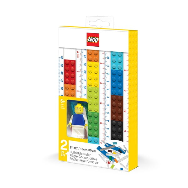 Riglă pliabilă cu minifigurină LEGO®, 30 cm-image-1
