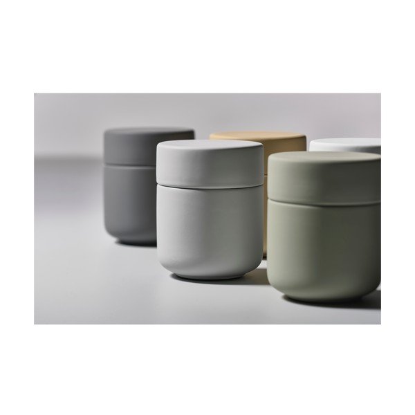 Borcan din gresie cu capac Zona UME, verde-image-4