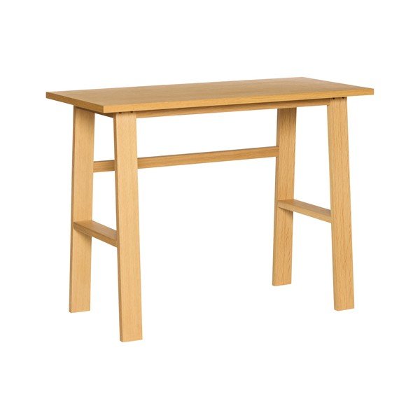 Birou cu aspect de lemn de stejar 45x100 cm Poke – Hübsch