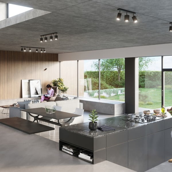 Spot negru 25x25 cm Toscana – Sollux-image-3