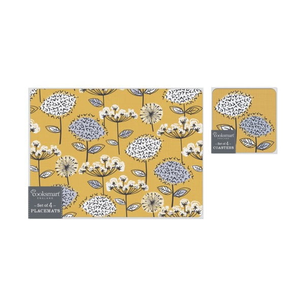 Set cu suporturi farfurii și coasters 8 buc. Retro Meadow – Cooksmart ®-image-4