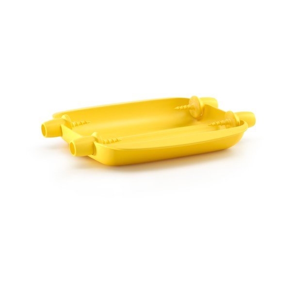 Recipient din silicon pentru prepararea porumbului Lékué Corn, galben-image-3