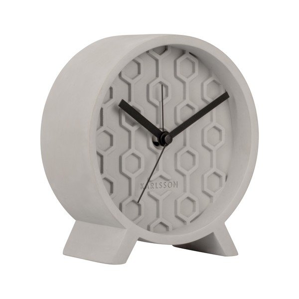 Ceas deșteptător ø 13 cm Honeycomb – Karlsson-image-2