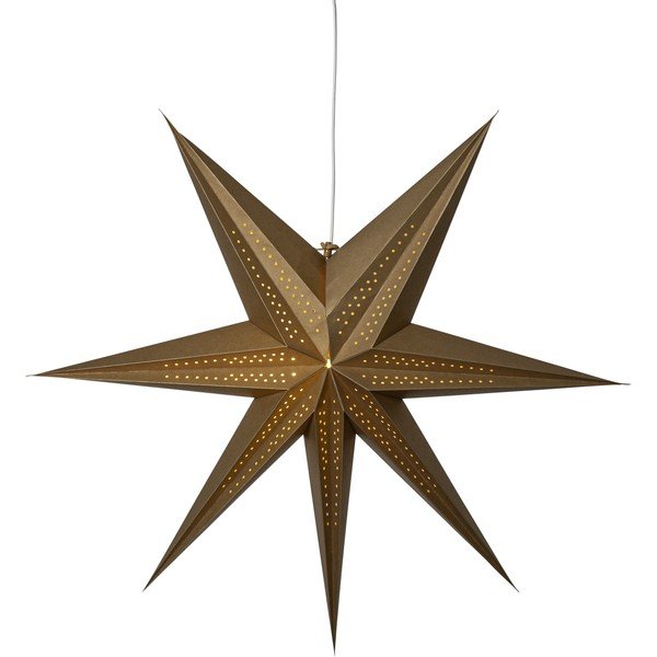 Decorațiune luminoasă de Crăciun de culoare aurie ø 60 cm Point - Star Trading-image-2